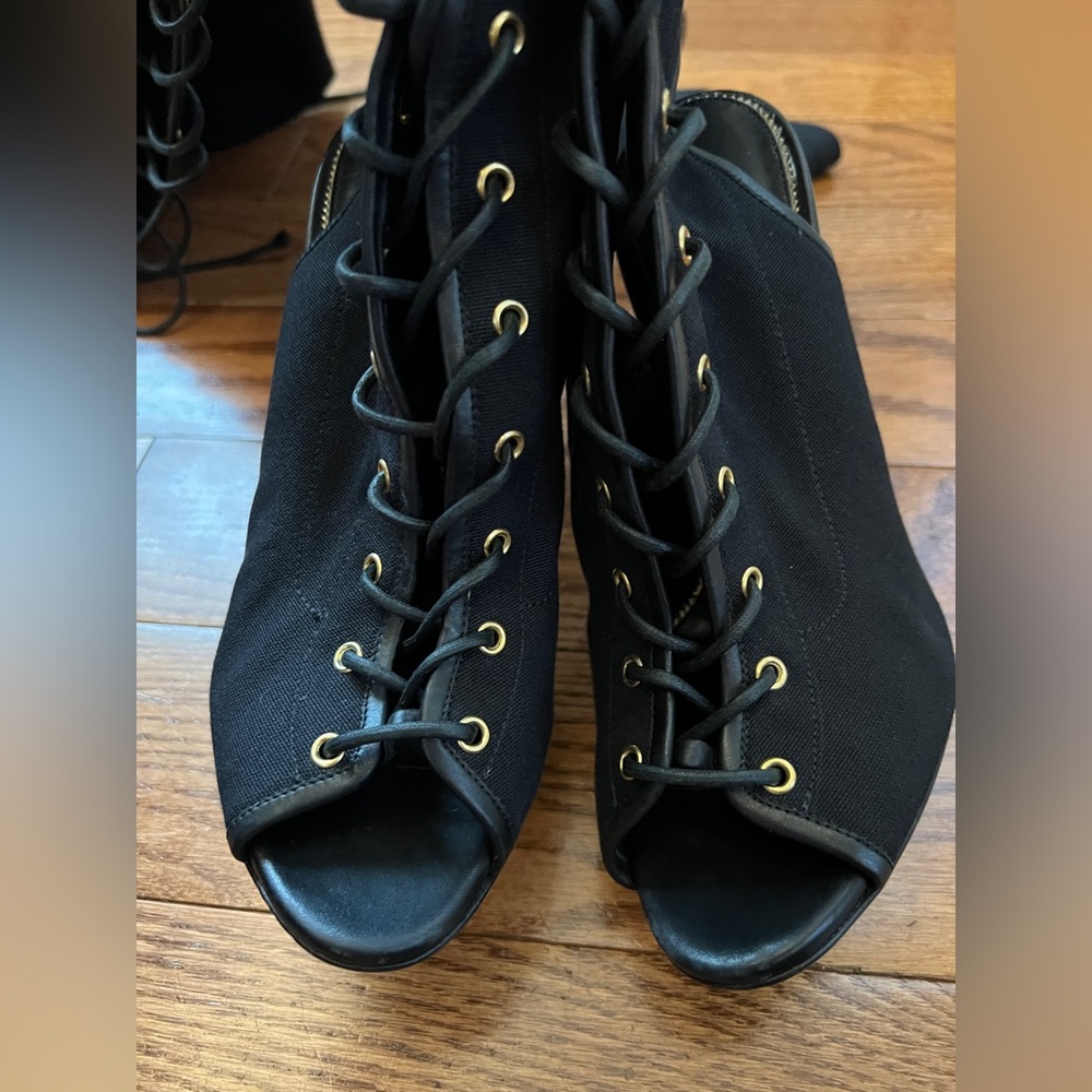 TOM FORD Canvas Over The Knee Boots Sz 38 US 7 - Picture 7 of 16
